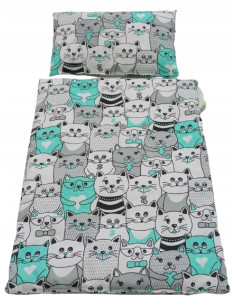 DREWNIANY wózek dla lalek + POŚCIEL 2