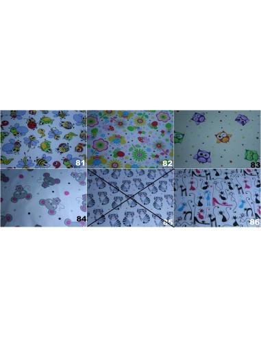 Poszewki Bawełniane 100x75 i 40x30 Dla Dzieci -...