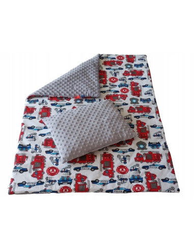 Kocyk i Poduszka Pościel Minky kocyk 100x75...