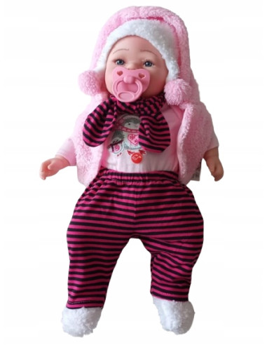 LALKA BOBAS 40cm MÓWI, ŚPIEWA, Lalka funkcyjna