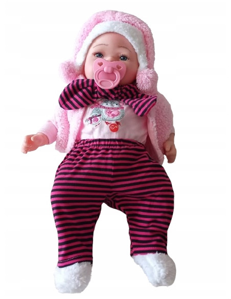 LALKA BOBAS 40cm MÓWI, ŚPIEWA, Lalka funkcyjna