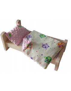 ŁÓŻKO DLA LALKI. ŁÓŻECZKO Z POŚCIELĄ DLA LALEK