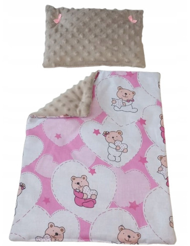 POŚCIEL DLA LALKI BOBAS PUSZYSTE WYPEŁNIENIE...