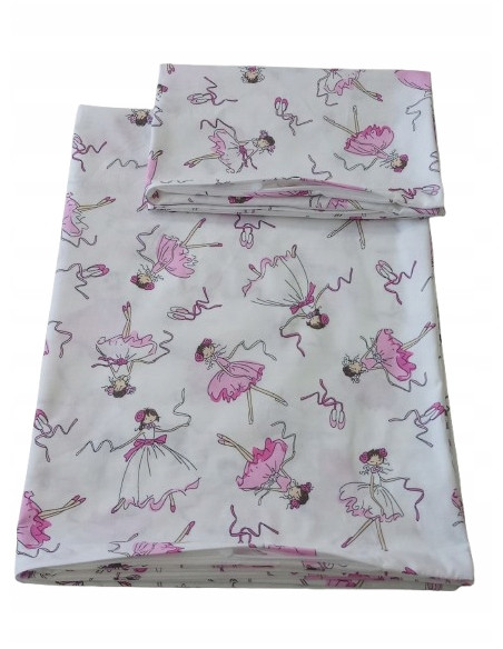 Poszewki Bawełniane 100x75 i 40x30 BALETNICE Dla Dzieci - Wzory do Wyboru