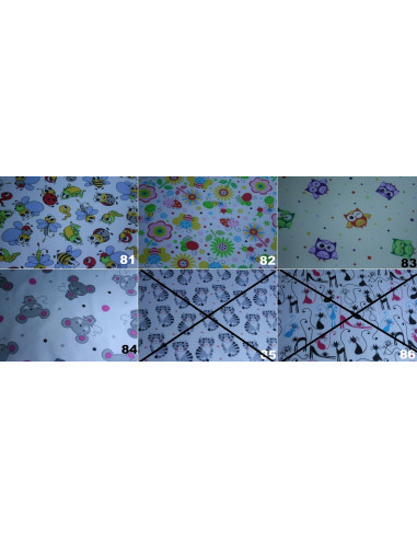 Poszewki Bawełniane Dla Dzieci 100x75 i 60x40...