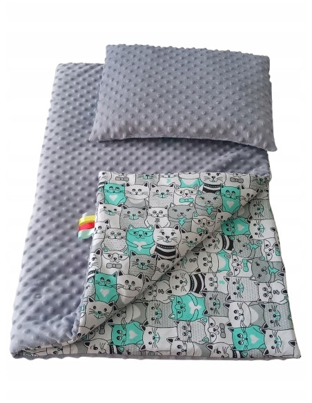 KOCYK 75X50 + PODUSZKA 40X30 Pościel Minky do Wózka Wzory Producent