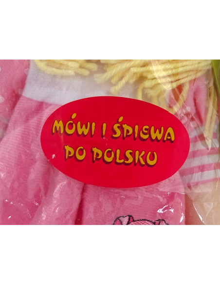 LALKA SZMACIANA PRZYTULANKA Mówi i śpiewa