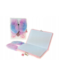 Pamiętnik Pluszowy Piesek z Kłódką Notes Sekretny Dla Dzieci 2