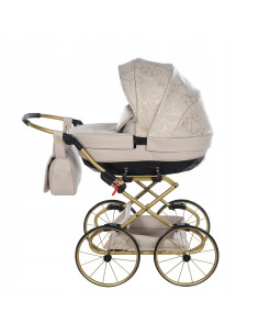 WÓZEK dla lalek Junama Heart Mini BEŻOWY Wózek Lalkowy... 2