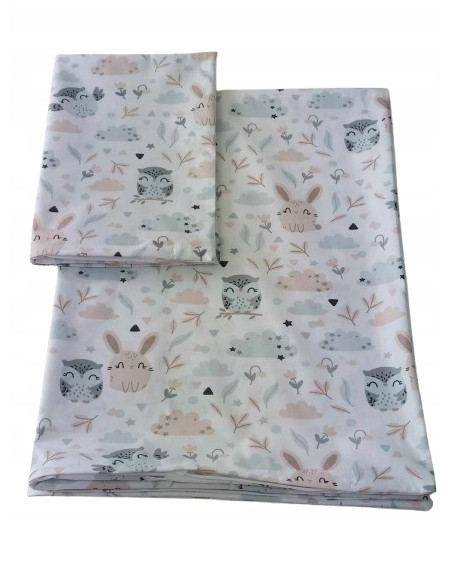 Poszewki bawełniane 2szt 100x75cm 60x40cm