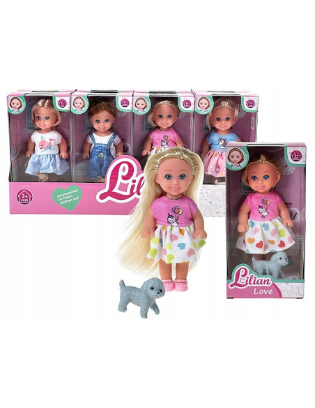 LALKA MINI 12CM MAŁA LALECZKA Z PIESKIEM