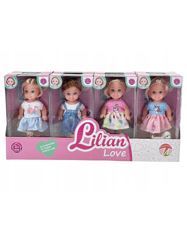 LALKA MINI 12CM MAŁA LALECZKA Z PIESKIEM
