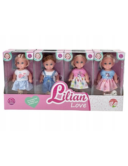 LALKA MINI 12CM MAŁA LALECZKA Z PIESKIEM
