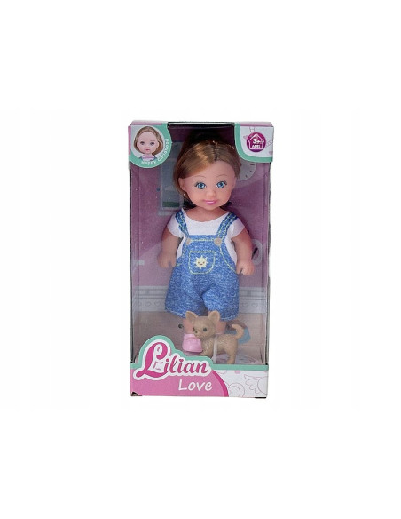 LALKA MINI 12CM MAŁA LALECZKA Z PIESKIEM