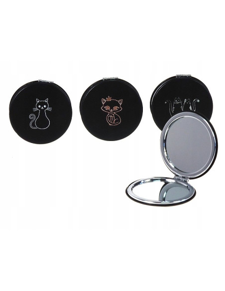 LUSTERKO KIESZONKOWE DWUSTRONNE KOTEK