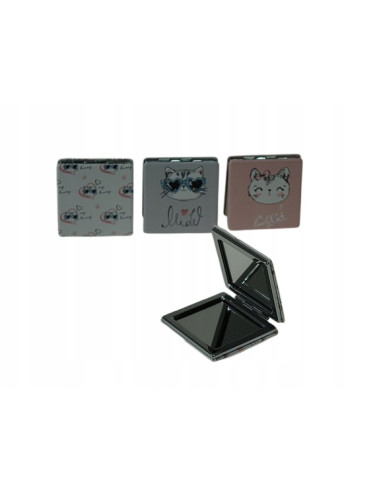 LUSTERKO KIESZONKOWE DWUSTRONNE KOTEK