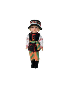 LALKA W STROJU LUDOWYM ŁOWICKIM MÓWI I ŚPIEWA 38cm... 2