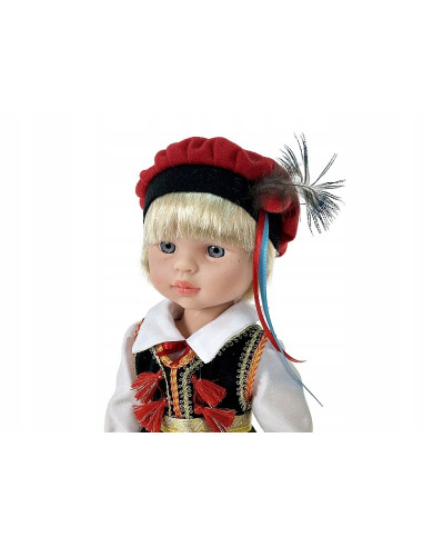 LALKA W STROJU LUDOWYM KRAKOWSKIM MÓWI ŚPIEWA...