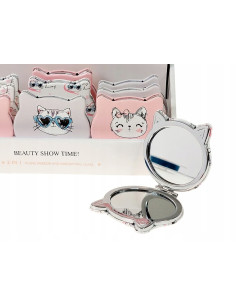 LUSTERKO KIESZONKOWE DWUSTRONNE KOTEK