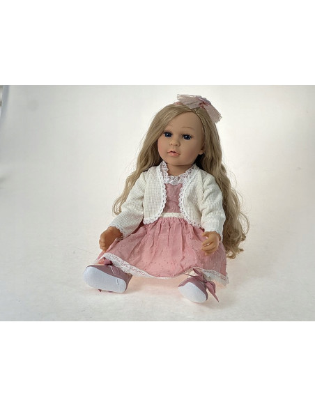 DUŻA LALKA JAK ŻYWA mówi i śpiewa INTERAKTYWNA ANATOMICZNA 50cm +GRATIS