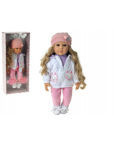 LALKA BLONDYNKA Anatomiczna DZIEWCZYNKA 50CM...