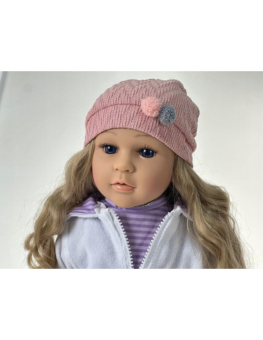 LALKA BLONDYNKA Anatomiczna DZIEWCZYNKA 50CM...