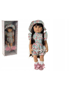 LALKA Anatomiczna DZIEWCZYNKA 50CM DŁUGIE WŁOSY interaktywna 2