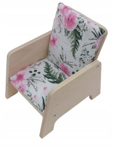 ŁÓŻECZKO dla lalek BLIŻNIACZE +POŚCIEL+ krzesełko 2