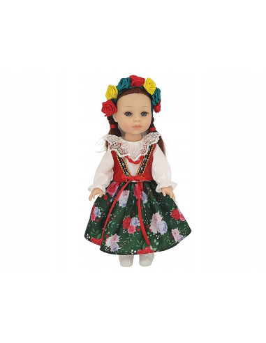 LALKA W STROJU LUDOWYM MÓWI I ŚPIEWA 38cm LALKA...