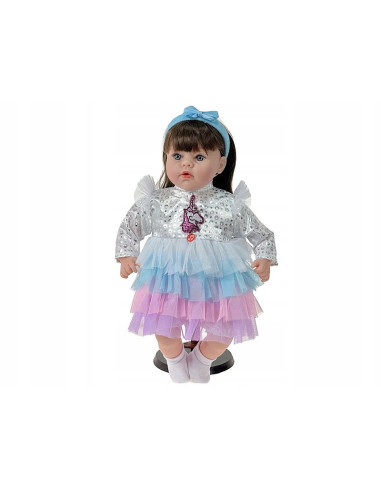 LALKA BOBAS 45CM. Mówi i śpiewa SZYTE WŁOSY