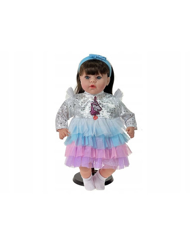 LALKA BOBAS 45CM. Mówi i śpiewa SZYTE WŁOSY