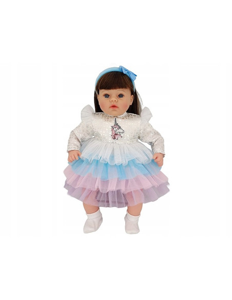 LALKA BOBAS 45CM. Mówi i śpiewa SZYTE WŁOSY