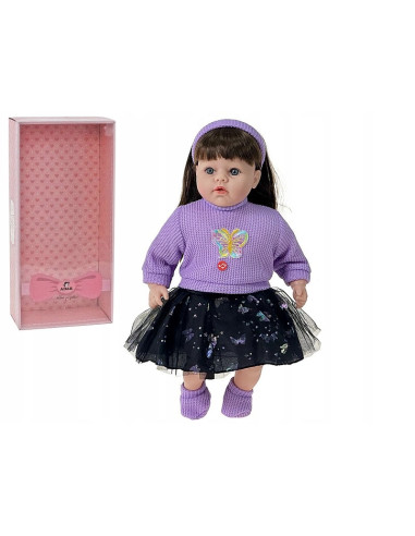 LALKA BOBAS 45CM. Mówi i śpiewa SZYTE WŁOSY