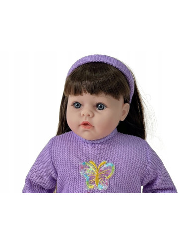 LALKA BOBAS 45CM. Mówi i śpiewa SZYTE WŁOSY