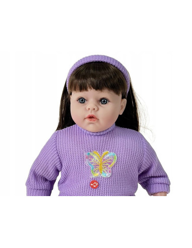 LALKA BOBAS 45CM. Mówi i śpiewa SZYTE WŁOSY