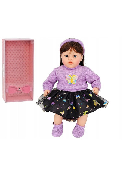 LALKA BOBAS 45CM. Mówi i śpiewa SZYTE WŁOSY