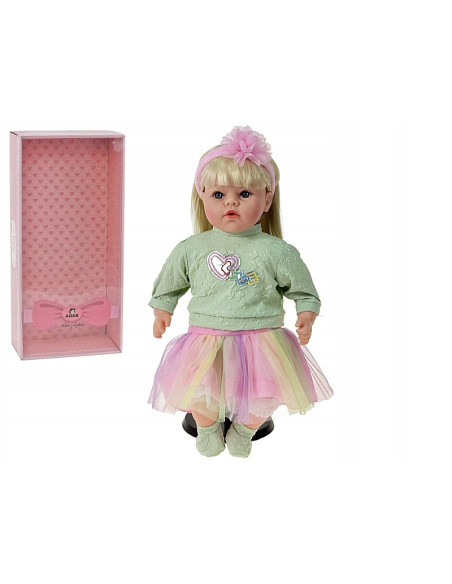 LALKA BOBAS 45CM. Mówi i śpiewa SZYTE WŁOSY
