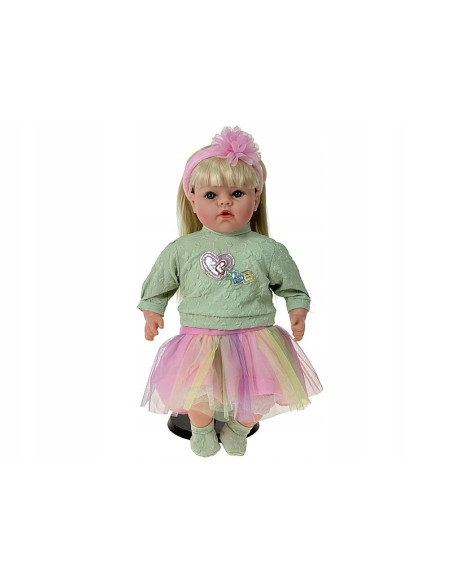 LALKA BOBAS 45CM. Mówi i śpiewa SZYTE WŁOSY
