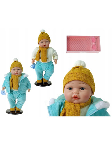 LALKA BOBAS 40cm MÓWI, ŚPIEWA, Lalka w...