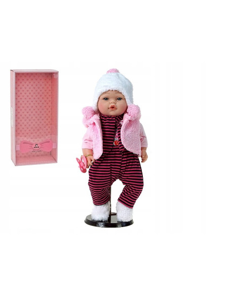 LALKA BOBAS 40cm MÓWI, ŚPIEWA, Lalka w opakowaniu prezentowym