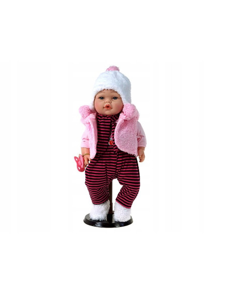 LALKA BOBAS 40cm MÓWI, ŚPIEWA, Lalka w opakowaniu prezentowym