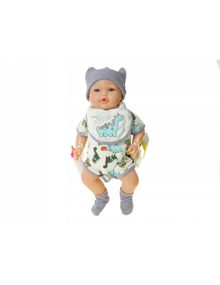 LALKA BOBAS 40cm MÓWI, ŚPIEWA, Lalka w opakowaniu prezentowym