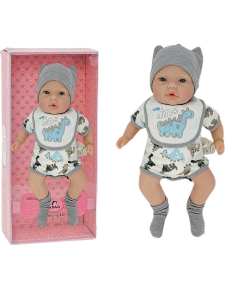 LALKA BOBAS 40cm MÓWI, ŚPIEWA, Lalka w opakowaniu prezentowym