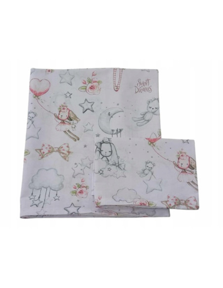 Poszewki bawełniane 2szt 100x75cm 60x40cm