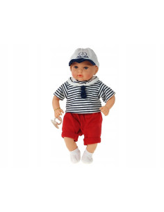 LALKA BOBAS w ubranku marynarskim 45CM MÓWI I ŚPIEWA PO... 2