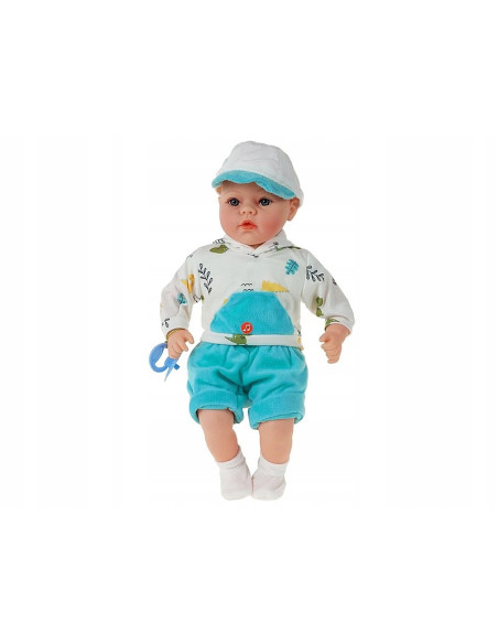 LALKA BOBAS 45CM MÓWI I ŚPIEWA PO POLSKU + SMOCZEK INTERAKTYWNA, BABY