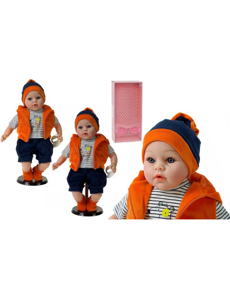 LALKA 45cm interaktywna + opakowanie prezentowe