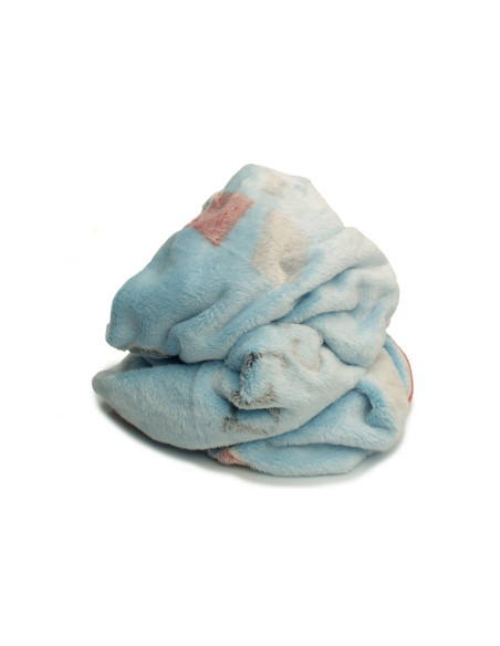 KOCYK PUSZYSTY DLA DZIECI świecący w ciemności Minky Plush AUTKA 100X75