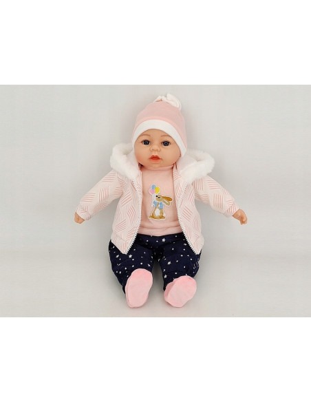 LALKA BOBAS 45CM MÓWI I ŚPIEWA PO POLSKU + SMOCZEK INTERAKTYWNA, BABY