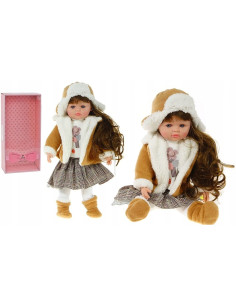 LALKA BOBAS 45cm. zgina ręce, nogi. MÓWI, ŚPIEWA. W...